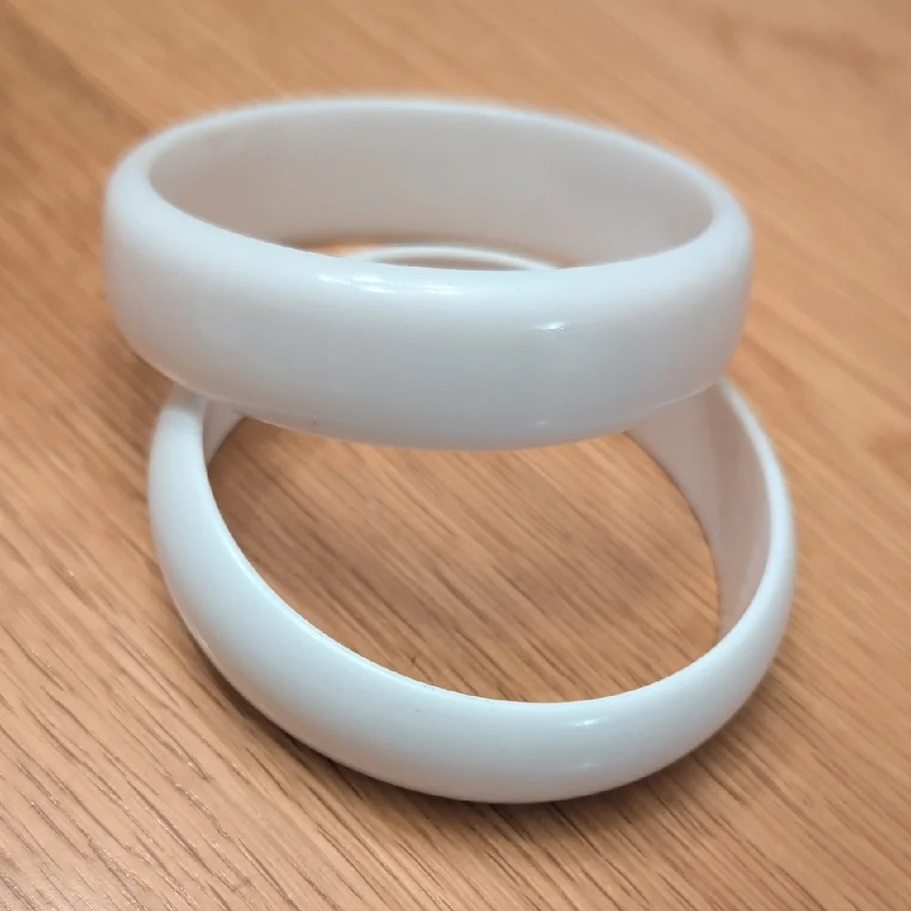 White Bangle Bracelets